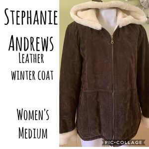 Beautiful Leather Winter Coat